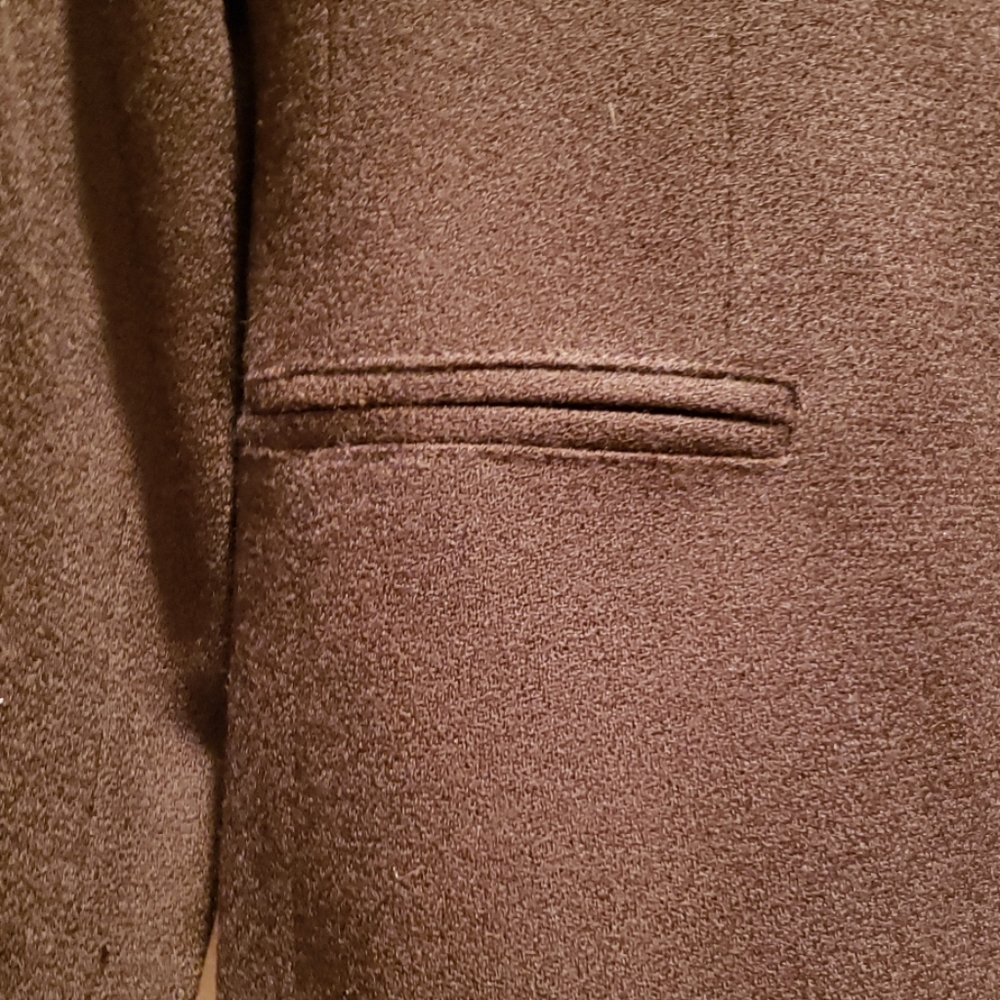 Chocolate Brown Button Down Blazer - image 4